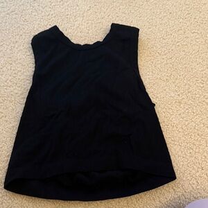 Black Sleeveless Women's Top